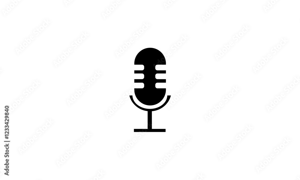 microphone vector icon