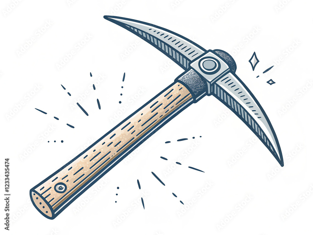 Fototapeta premium Pick axe