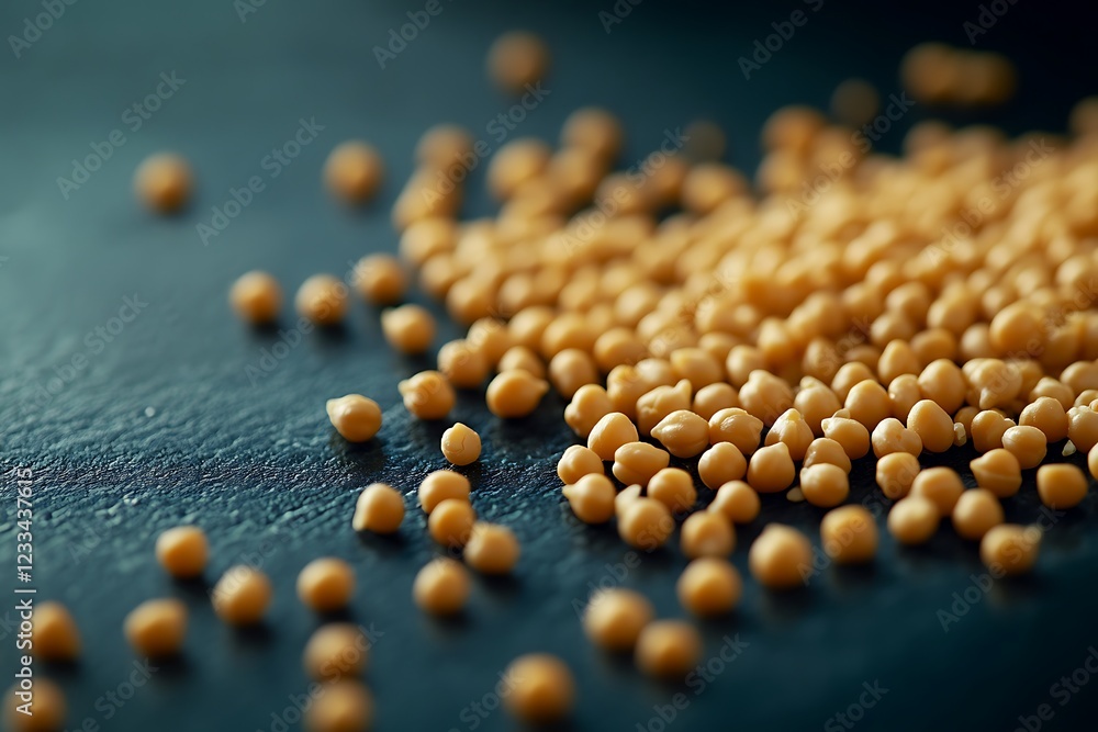 a close up of dry chickpeas a close up of dry chickpeas