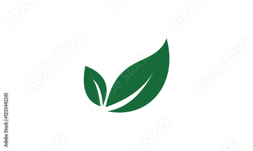 green leaf logo