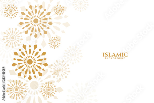 premium islamic cultural greeting backdrop design