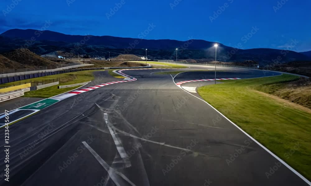 aerial view race circuit track aerial view race circuit track