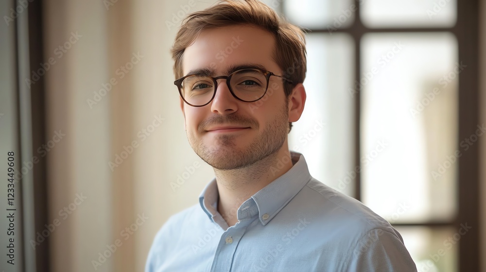 Portrait of a confident young man. Portrait of a confident young man.