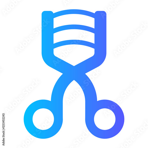 eyelash curler Gradient icon