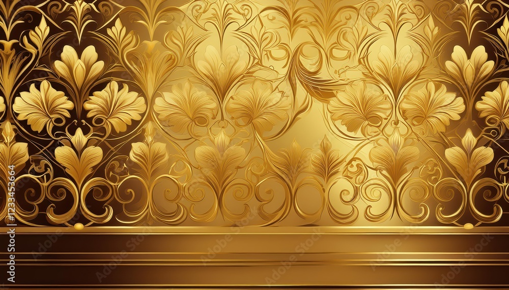 Luxurious Nostalgia Gold Retro Wallpaper, Oozing Opulence and Charm, Revisiting the Elegance of Classic Design with a Modern Spin. Luxurious Nostalgia Gold Retro Wallpaper, Oozing Opulence and Charm, Revisiting the Elegance of Classic Design with a Modern Spin.