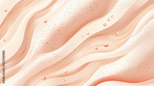 Illustrative 3D Skin Image for Keratosis Pilaris Treatment and Dermatology Education