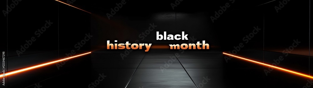 Bold typographic display for Black History Month, ideal for event promotions, social media posts, and educational materials. Strong modern design with ample space for customization. Bold typographic display for Black History Month, ideal for event promotions, social media posts, and educational materials. Strong modern design with ample space for customization.
