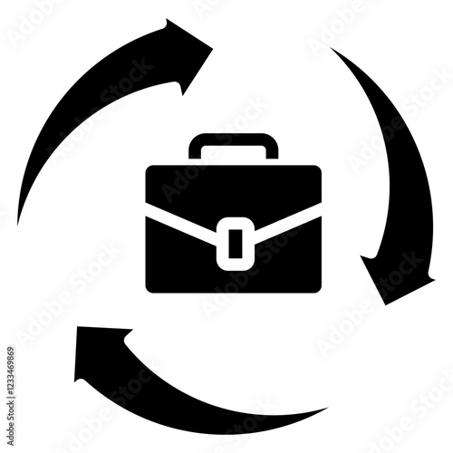 Business Continuity glyph icon