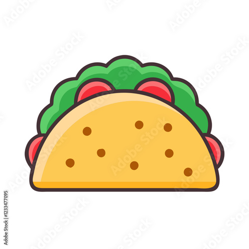 tacos vector icon
