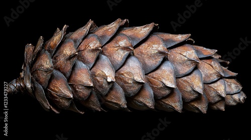 Intricate Details of a Western Hemlock Cone photo