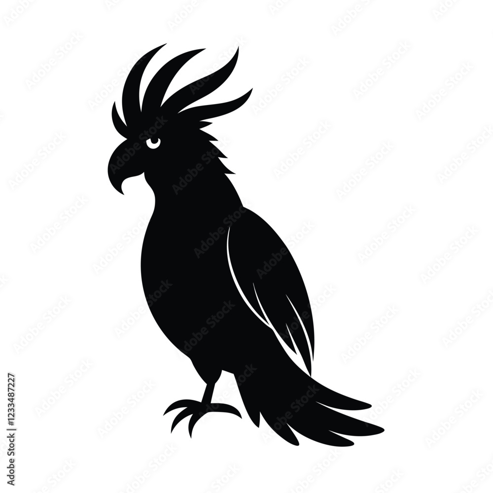 Fototapeta premium raven vector illustration