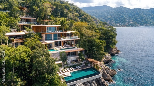 Luxury Cliffside Villa with Ocean Views photo