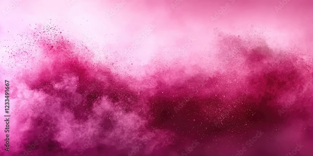 Pink powder explosion, abstract art, design background Pink powder explosion, abstract art, design background
