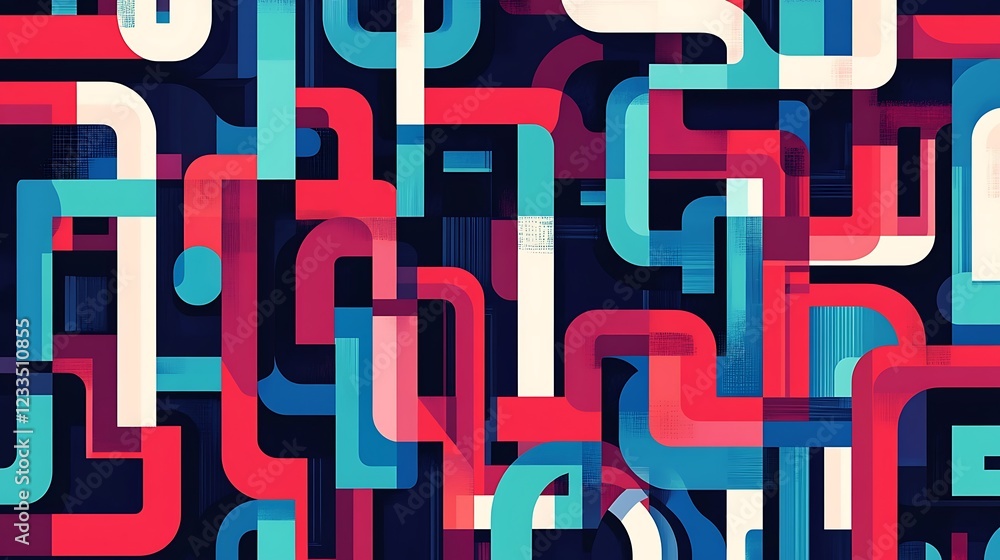 Abstract shapes and colors, geometric design, vibrant patterns, background illustration for design inspiration Abstract shapes and colors, geometric design, vibrant patterns, background illustration for design inspiration