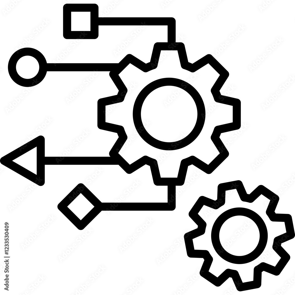 Plan Development line icon Plan Development line icon