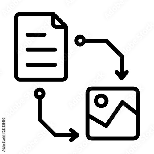 Text To Image Ai Icon