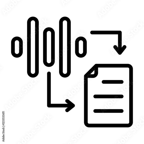 Ai Speech To Text  Icon