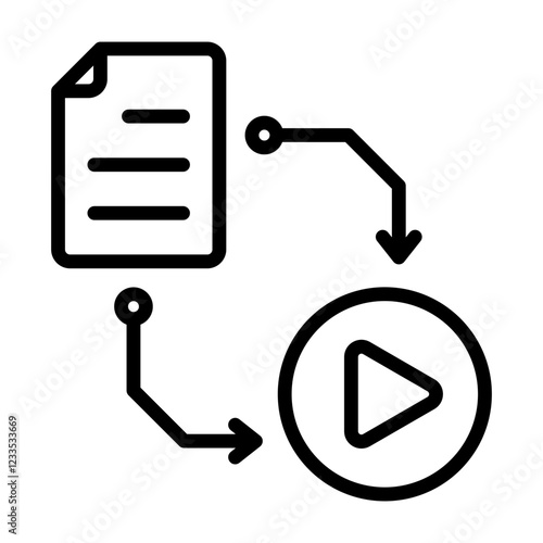 Text To Video Ai Icon