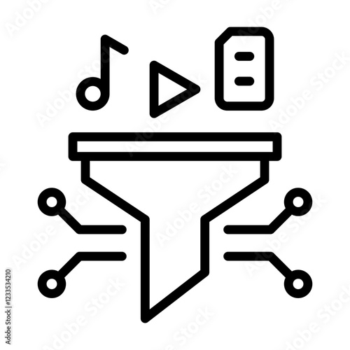 Ai Content Curation Icon