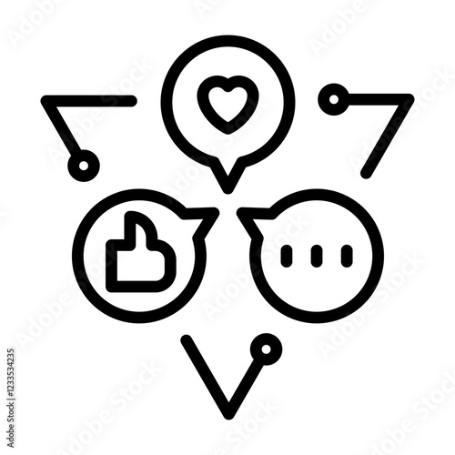Ai Social Media Content Icon