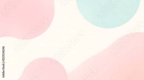 Wallpaper Mural Simple liquid colourful geometric abstract background on white. Set abstract geometric shapes. Abstract style elements, vintage banner, poster. Flat background vector Torontodigital.ca