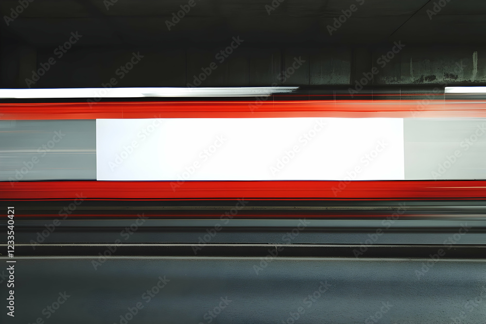 Abstract Motion Blur of Train Passing Under a Bridge Abstract Motion Blur of Train Passing Under a Bridge