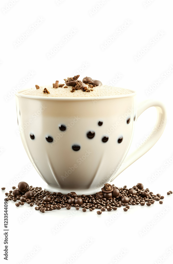 Indulgent Mocha Delight: A Creamy Coffee Beverage with Chocolate Indulgent Mocha Delight: A Creamy Coffee Beverage with Chocolate