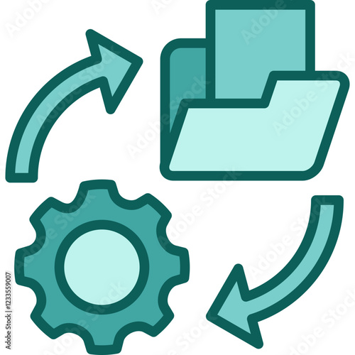 Data Recovery solid icon