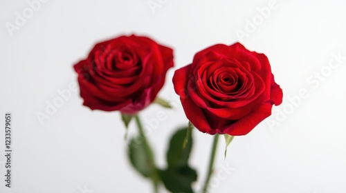 Beautiful rose flower for Valentine’s Day greeting card design.