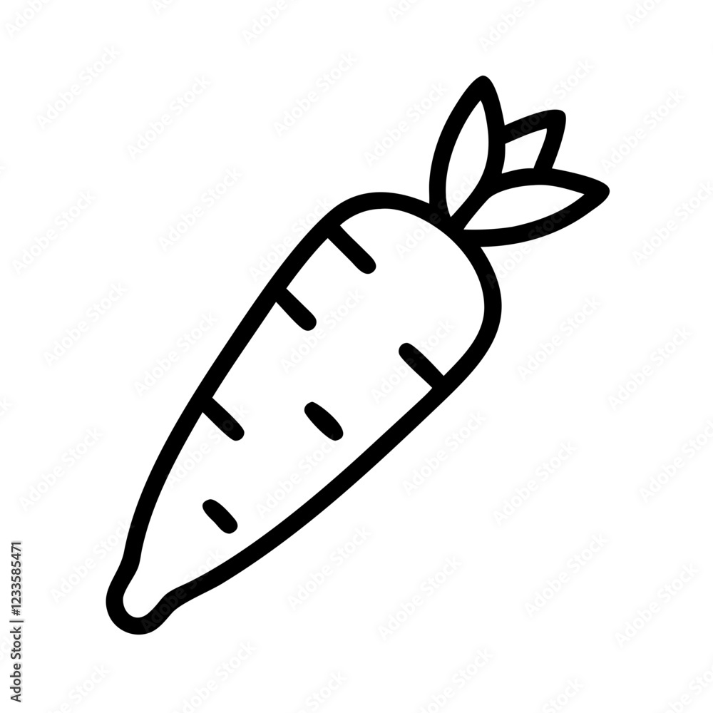 Carrot Vector Icon – Healthy and Fresh Symbol Carrot Vector Icon – Healthy and Fresh Symbol