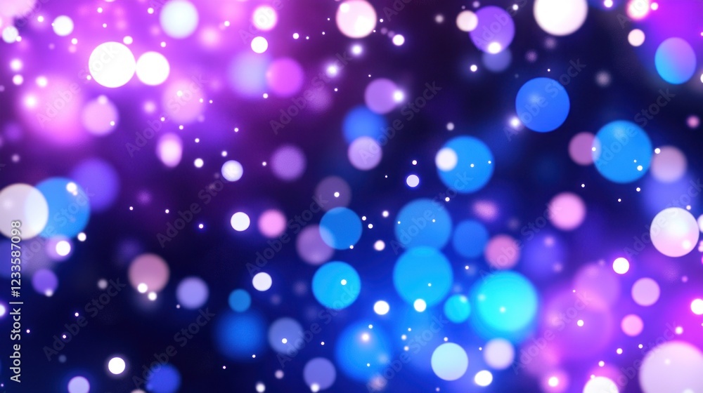 Abstract Purple and Blue Bokeh Background Abstract Purple and Blue Bokeh Background