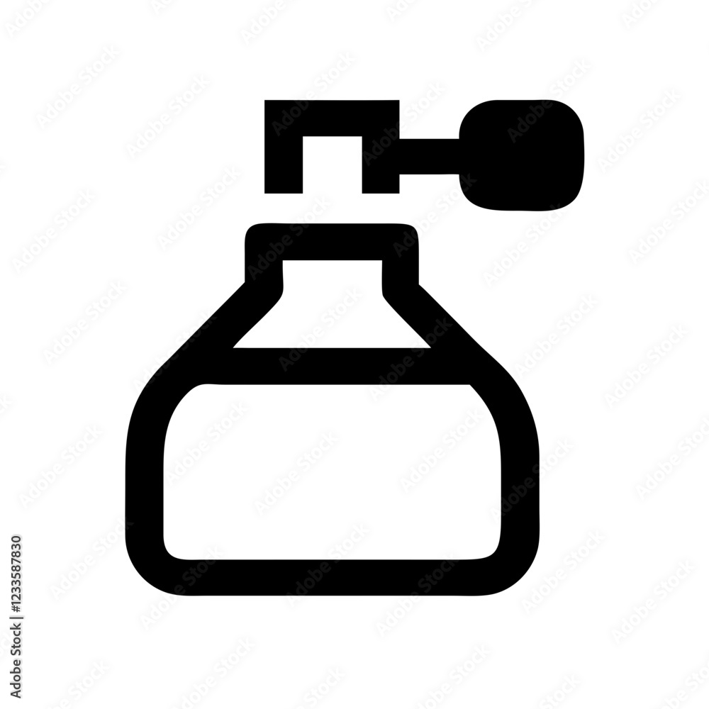 Perfume Bottle Vector Icon – Fragrance and Elegance Symbol Perfume Bottle Vector Icon – Fragrance and Elegance Symbol