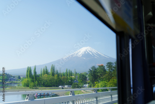 展望台から見た美しい富士山 photo