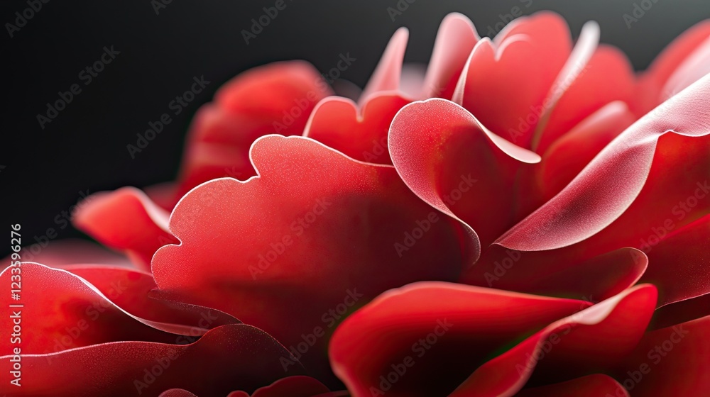Naklejka premium Peony Flower Close Up: Peony flower close up macro, good for design,