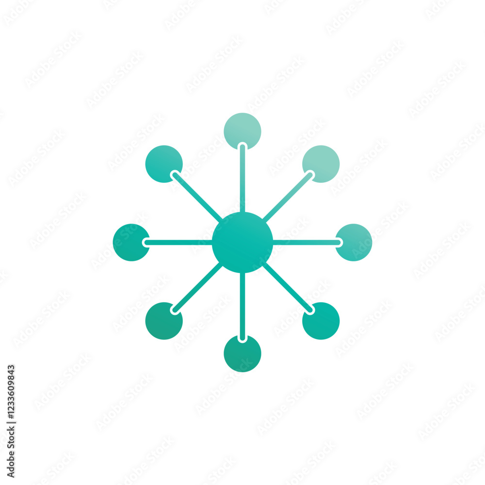 Molecule symbol logo template vector illustration design Molecule symbol logo template vector illustration design