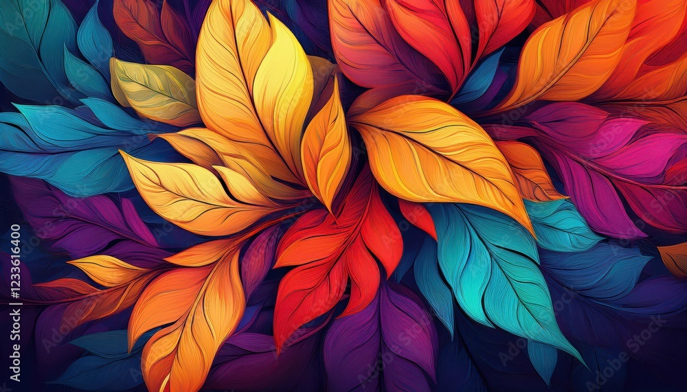 Vibrant Whirlwind of Fallen Leaves in Blaze of Autumn Colors, Caught in a Breeze Amidst an Abundance of Natures Palette, Embracing the Seasons Rich Hues and Textures. Vibrant Whirlwind of Fallen Leaves in Blaze of Autumn Colors, Caught in a Breeze Amidst an Abundance of Natures Palette, Embracing the Seasons Rich Hues and Textures.