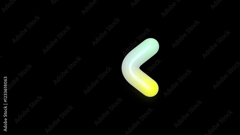 3D Cute Wiggling Arrow Sticker Overlay 3D Cute Wiggling Arrow Sticker Overlay