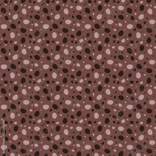 Seamless vector pattern. Background with polka dots. Print for polygraphy, t-shirts and textiles.