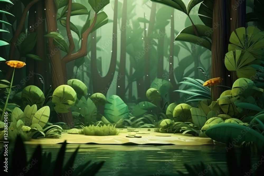 Obraz premium Tree land vegetation outdoors.