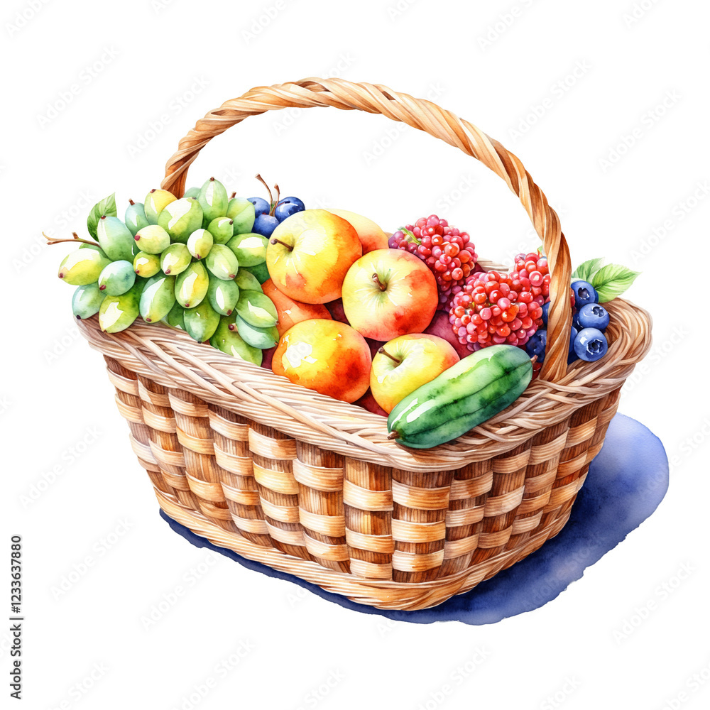 basket of fruits basket of fruits