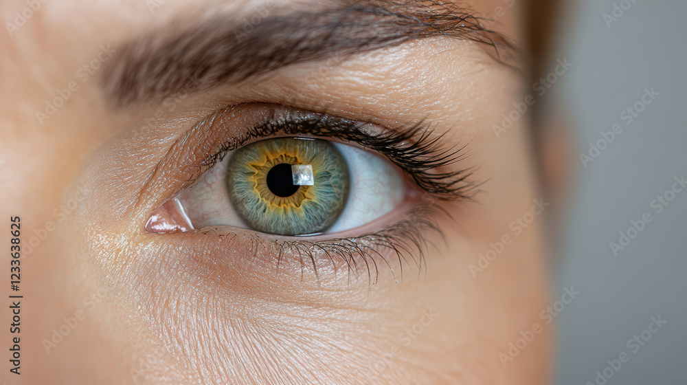 mesmerizing close up of person eye reflecting vibrant colors and details mesmerizing close up of person eye reflecting vibrant colors and details