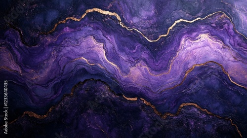 Amethyst   Gold Luxury Marble Texture  Purple Swirls  Elegant Background