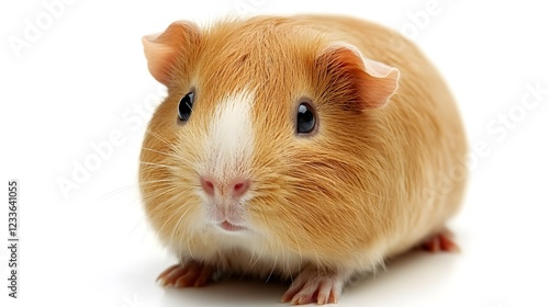 Wallpaper Mural Guinea pig isolated over white background Torontodigital.ca