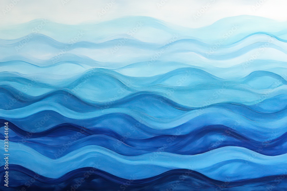 A serene summer banner with soft abstract ripples in varying shades of blue, mimicking the movement of ocean waves. A serene summer banner with soft abstract ripples in varying shades of blue, mimicking the movement of ocean waves.