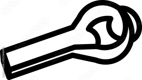 bottle opener vector outline