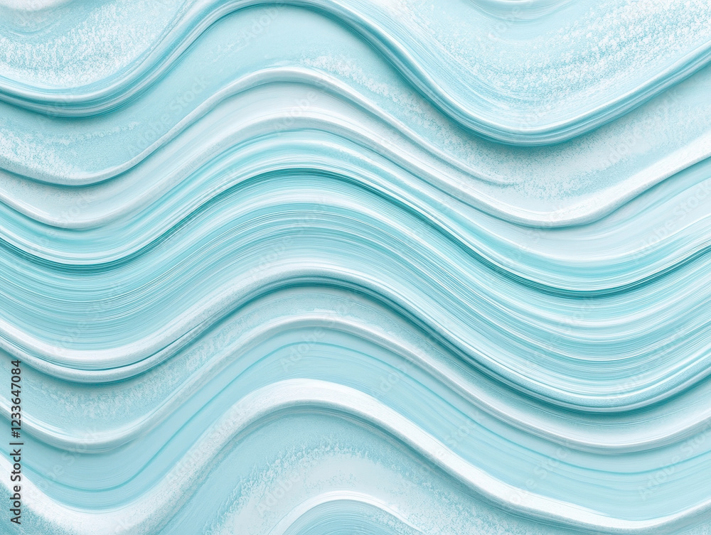 custom made wallpaper toronto digitalseamless pattern of soft, wavy lines in light blue tones, creating calming and serene effect. smooth texture adds depth and visual interest to design