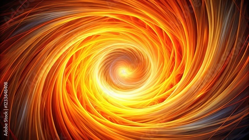 Wallpaper Mural Swirling Orange Fiber Orbit, colorful vortex, energy wave,  colorful vortex Torontodigital.ca