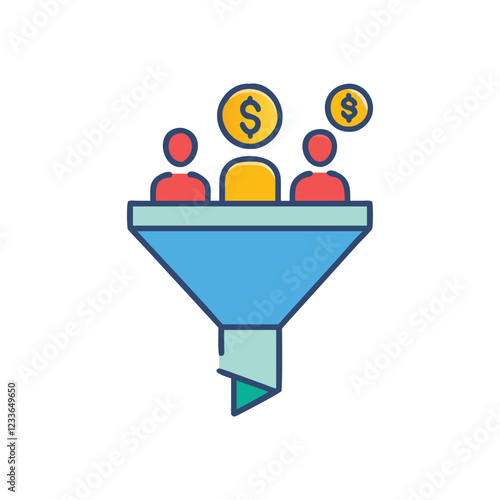  Stylish Sales Funnel Icon for Engagement