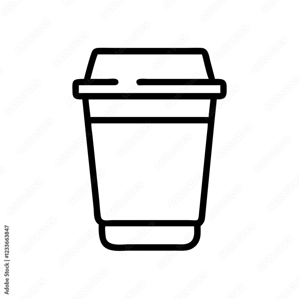 plastic cup icon design plastic cup icon design