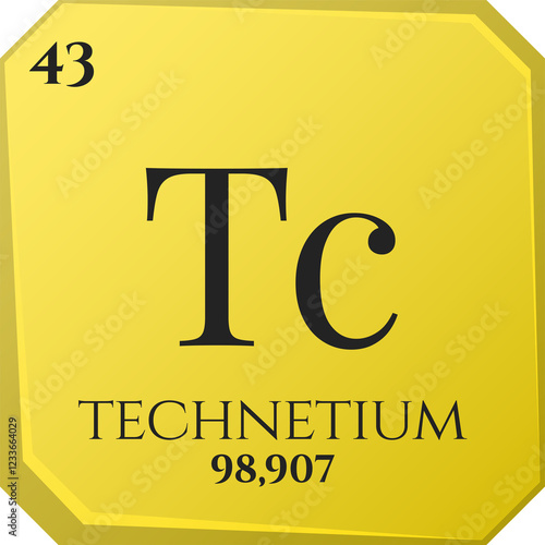 Obraz na plátně technetium